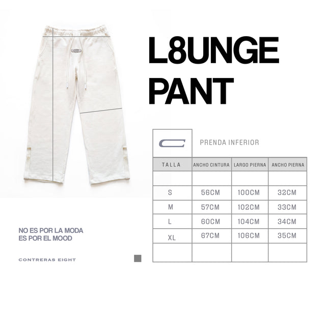 L8UNGE PANT IVORY