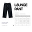L8UNGE PANT BLACK