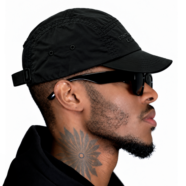 CROP CAP BLACK